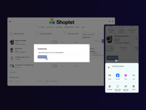 Preposlanie obsahu a zdieľanie košíka na e-shope Shoptet