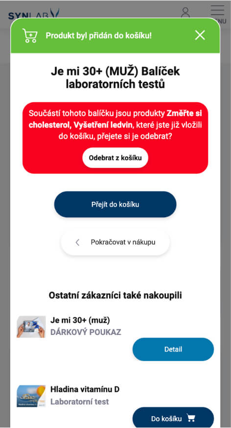 Výrazné mobilné menu na Shoptet šablóne Step