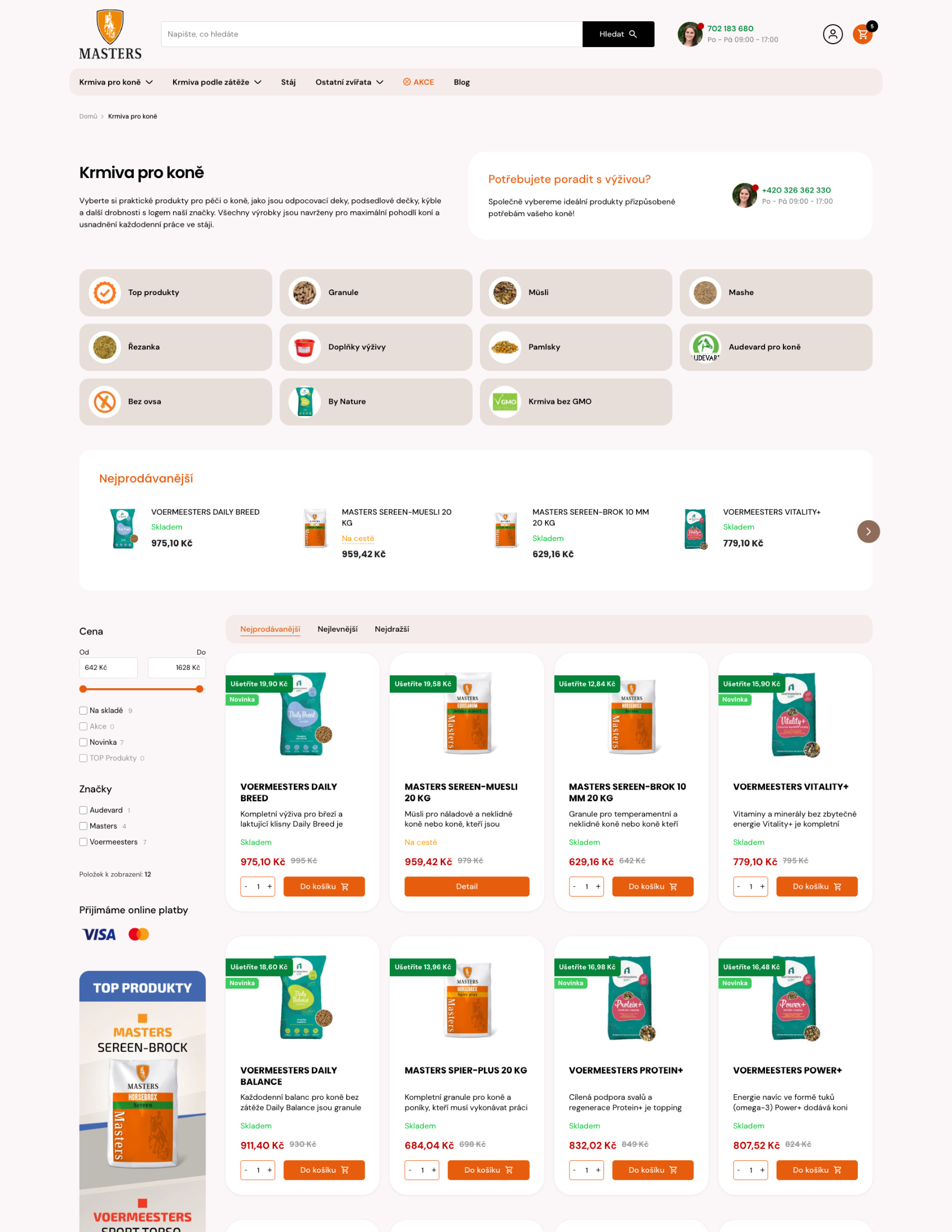 Upravené zobrazenie instagramu a pätičky obchodu s módou
