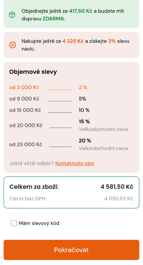 Výrazné mobilné menu na Shoptet šablóne Step